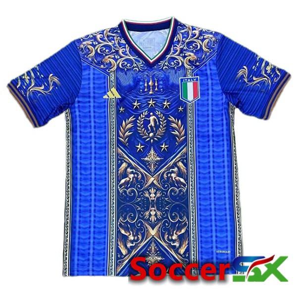 Italy Soccer Jersey Special Edition Blue 2024/2025