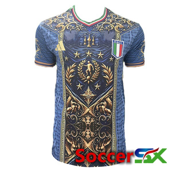 Italy Soccer Jersey Special Edition Blue 2024/2025