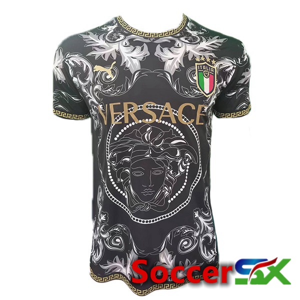 Italy Soccer Jersey Special Edition Black 2024/2025