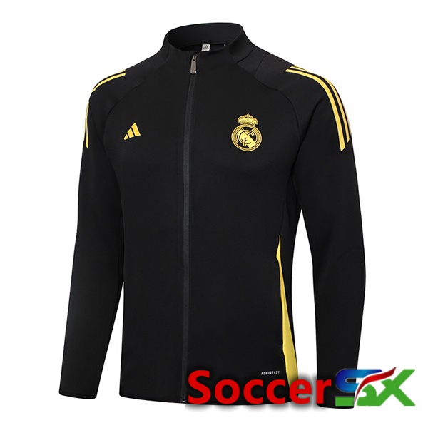 Real Madrid Training Jacket Black 2024/2025