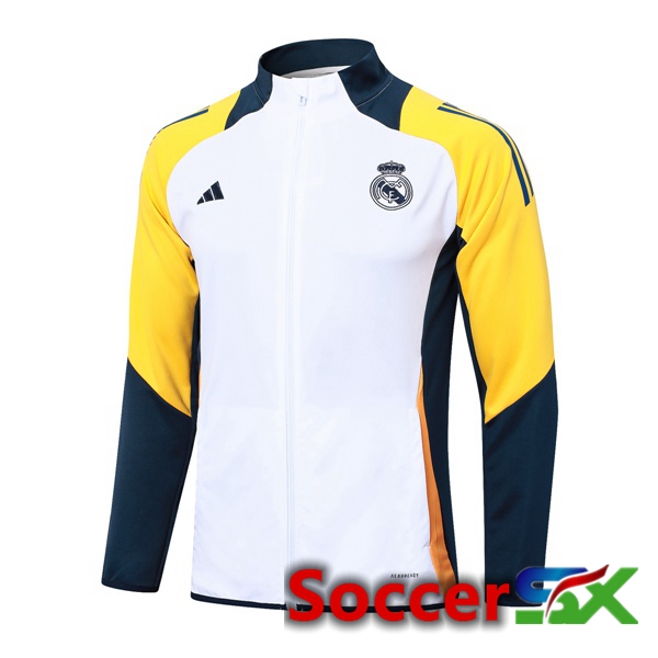 Real Madrid Training Jacket White 2024/2025