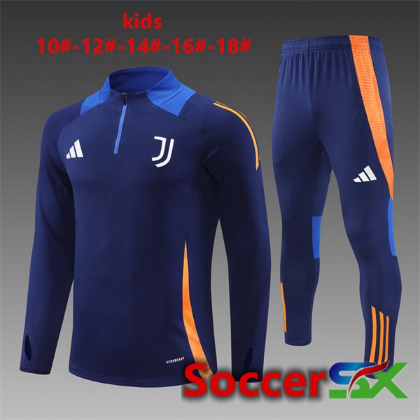 Juventus Kids kit Training Tracksuit Blue Royal 2024/2025