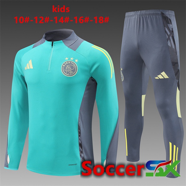 AFC Ajax Kids kit Training Tracksuit Green 2024/2025