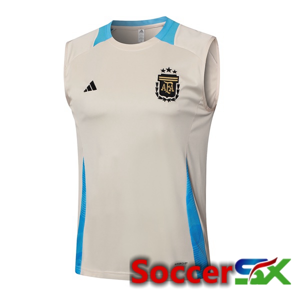 Argentina Soccer Vest Yellow 2024/2025