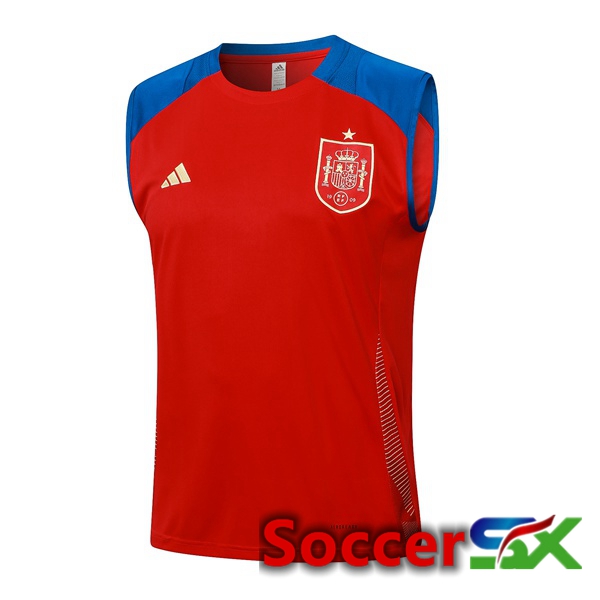 Spain Soccer Vest Red 2024/2025