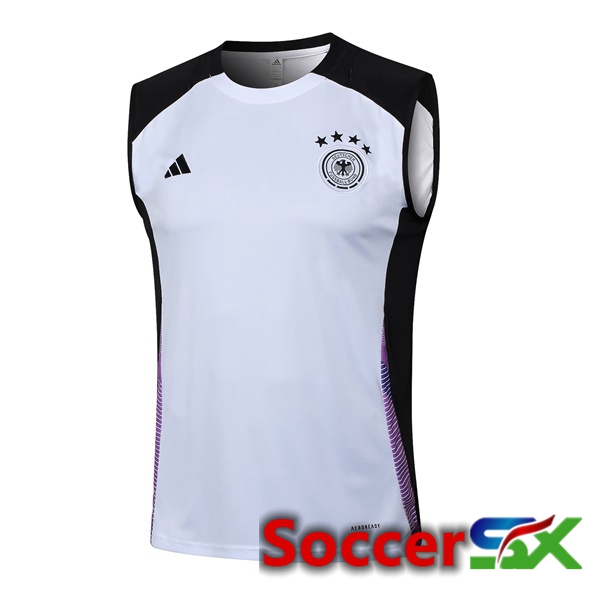 Germany Soccer Vest White 2024/2025