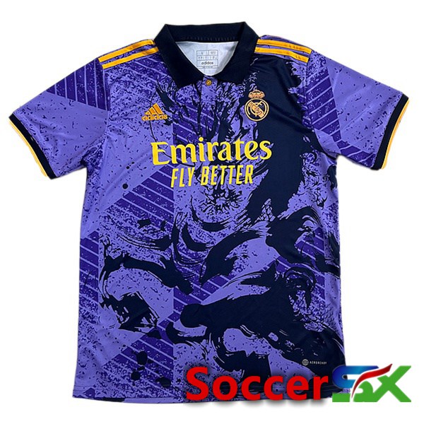 Real Madrid Soccer Jersey Special Edition Purple 2024/2025