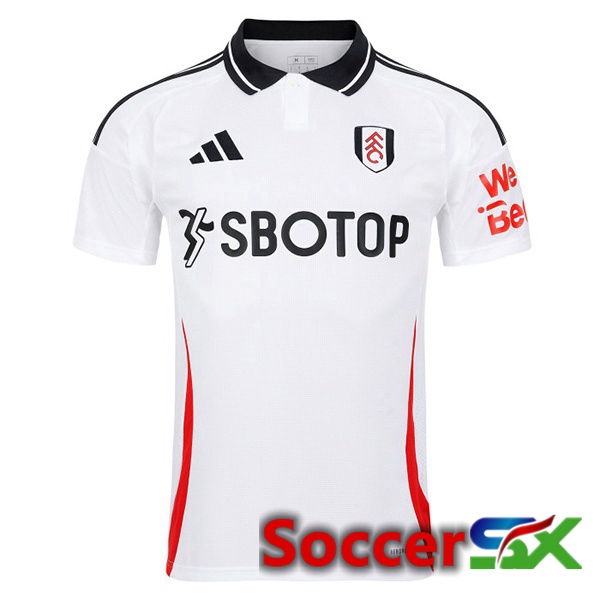 Fulham FC Home Soccer Jersey White 2024/2025