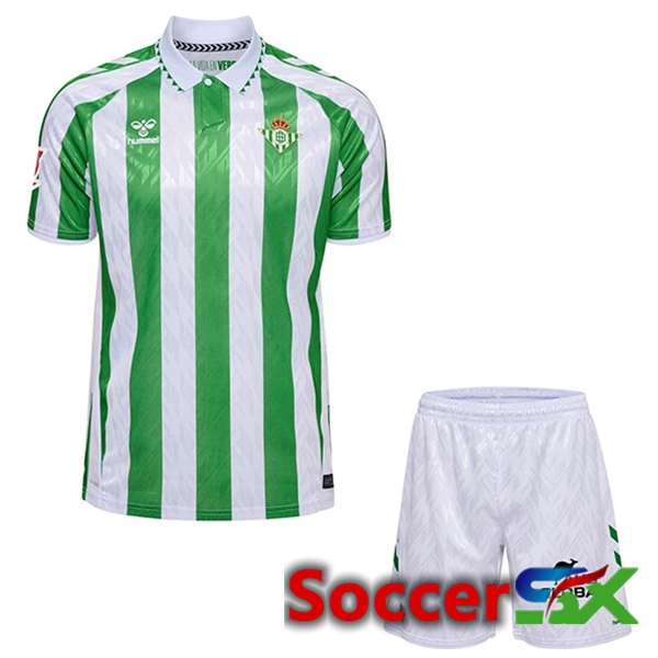 Real Betis Kids Home New Soccer Jersey 2024/2025