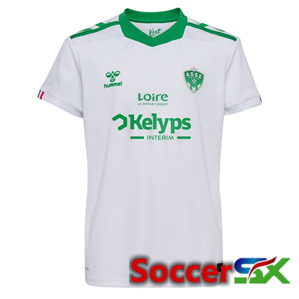 AS St Etienne Away Soccer Jersey White 2024/2025