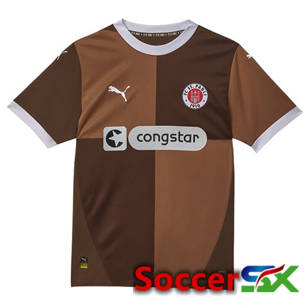 St Pauli Home Soccer Jersey 2024/2025