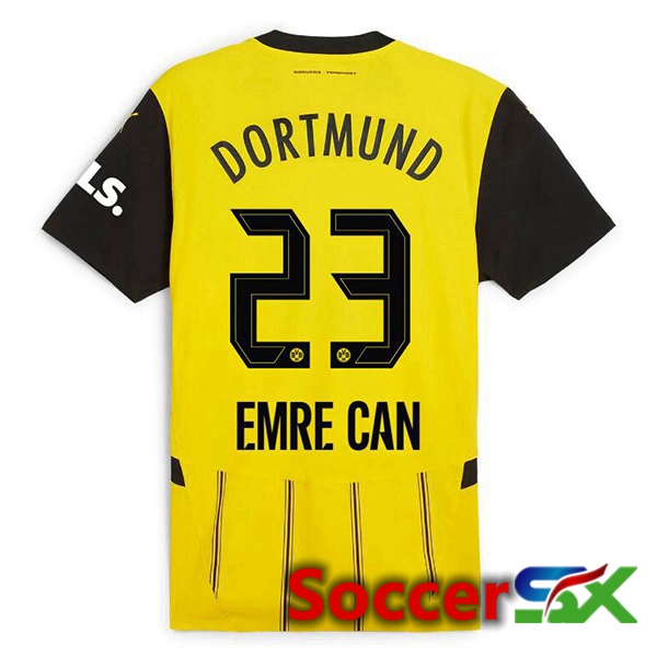 Dortmund BVB (Emre Can 23) Home Soccer Jersey Yellow 2024/2025