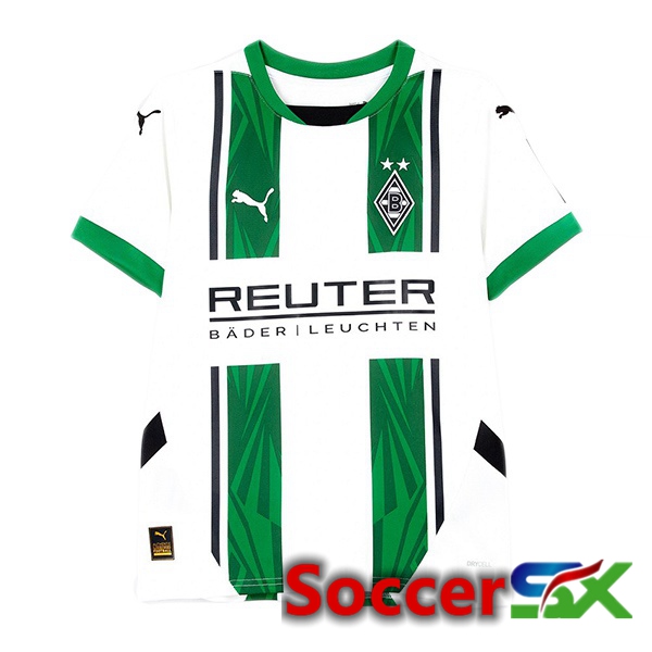 Monchengladbach Home Soccer Jersey White 2024/2025