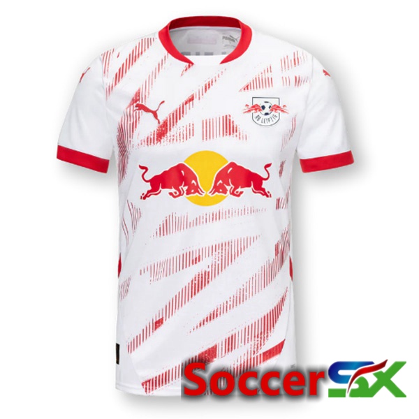 RB Leipzig Home Soccer Jersey White 2024/2025