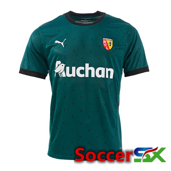 RC Lens Away Soccer Jersey Green 2024/2025