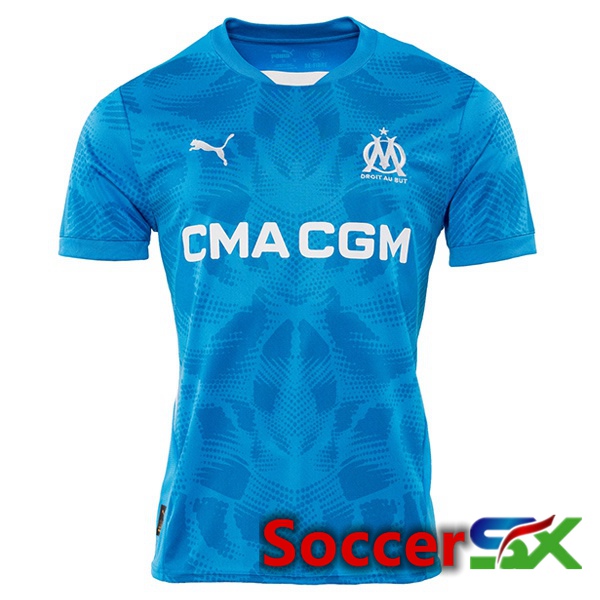 Marseille OM Goalkeeper Soccer Jersey Blue 2024/2025