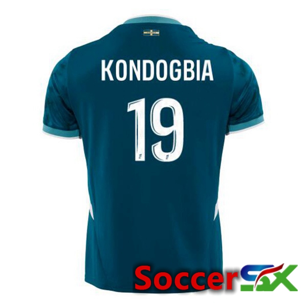 Marseille OM (KONDOGBIA 19) Away Soccer Jersey Blue 2024/2025