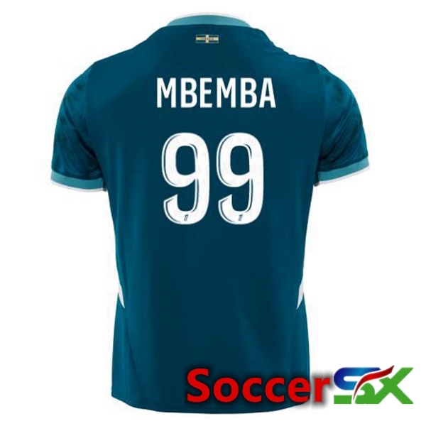 Marseille OM (MBEMBA 99) Away Soccer Jersey Blue 2024/2025