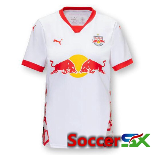 FC Red Bull Salzburg Home Soccer Jersey White 2024/2025