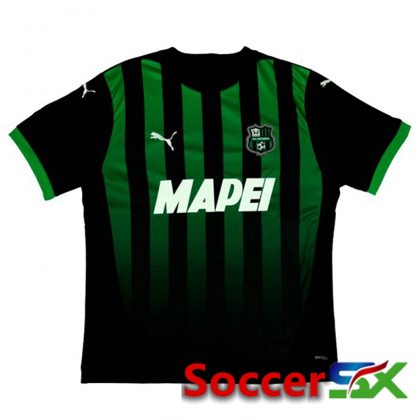 US Sassuolo Home Soccer Jersey Green Black 2024/2025