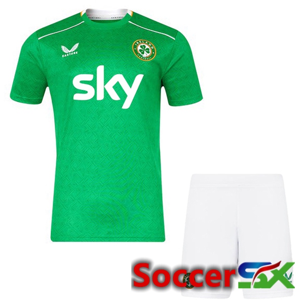 Ireland Kids Home New Soccer Jersey 2024/2025