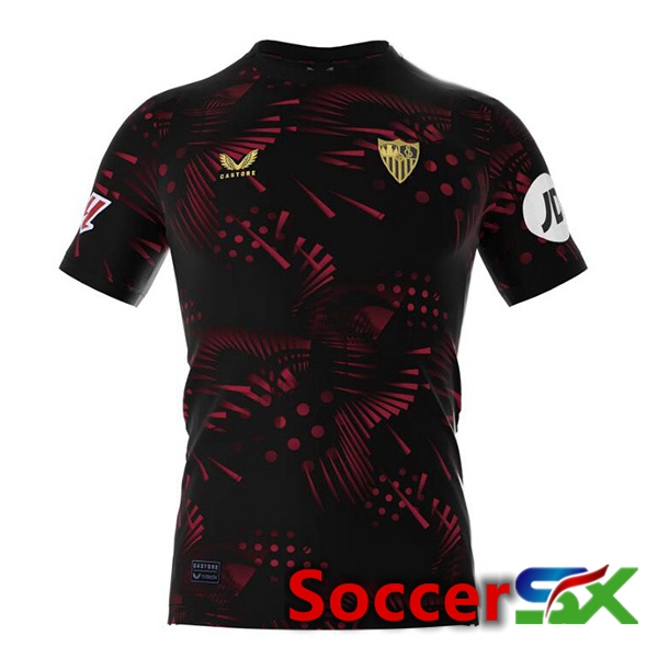 Sevilla FC Third Soccer Jersey Black 2024/2025