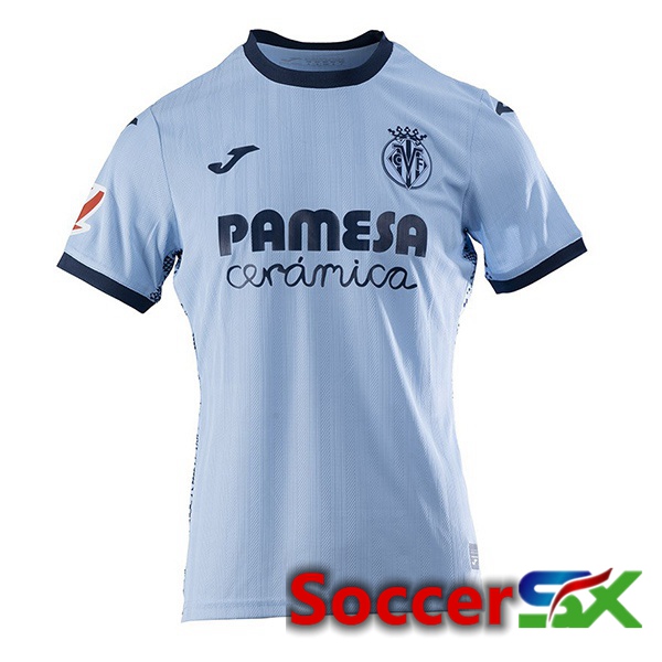 Villarreal Away Soccer Jersey Blue 2024/2025