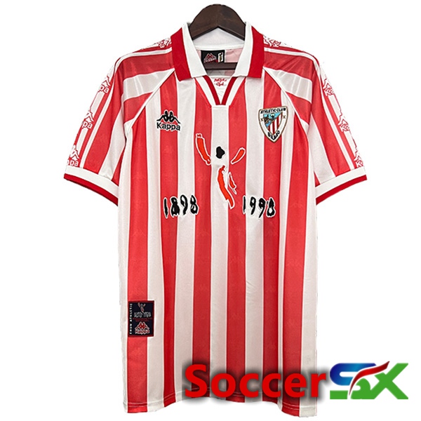 Athletic Bilbao Retro Home Soccer Jersey 100th Anniversary