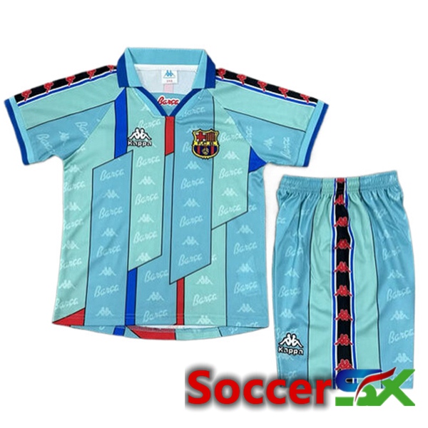 FC Barcelona Retro Kids Home Soccer Jersey 1996/1997