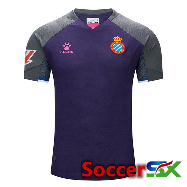 RCD Espanyol Away Soccer Jersey Purple 2024/2025