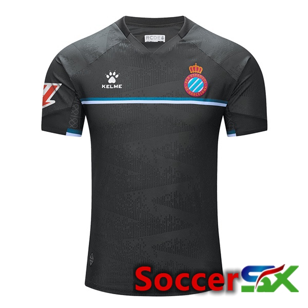 RCD Espanyol Third Soccer Jersey Black 2024/2025