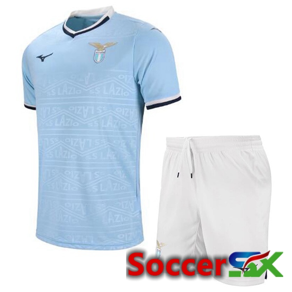 SS Lazio Kids Home Soccer Jersey Blue 2024/2025