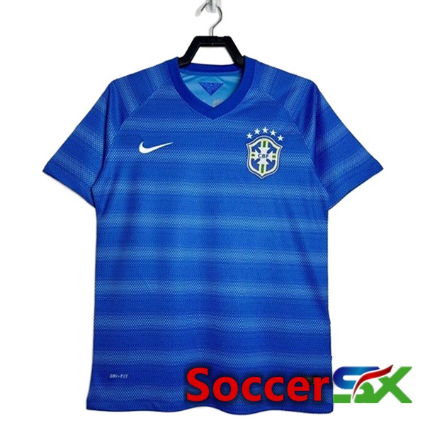 Brazil Retro Away Soccer Jersey 2014