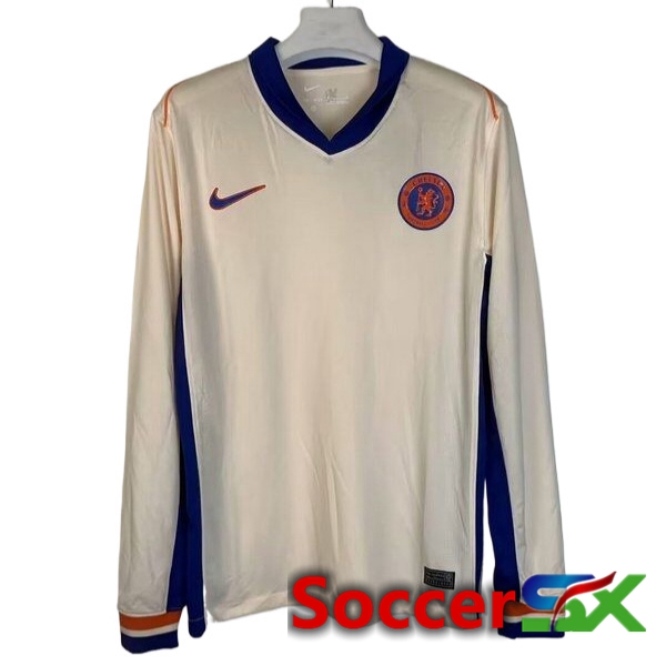 FC Chelsea Away Soccer Jersey Long sleeve 2024/2025