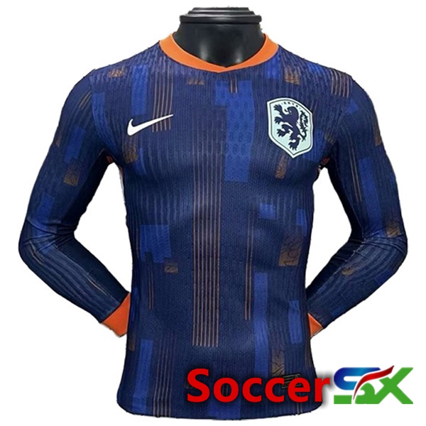 Netherlands Away Soccer Jersey Long sleeve 2024/2025