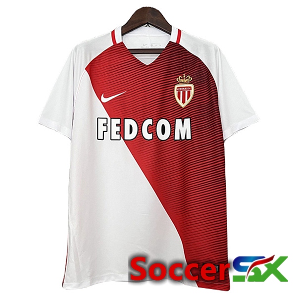 AS Monaco Retro Home Soccer Jersey 2016/2017