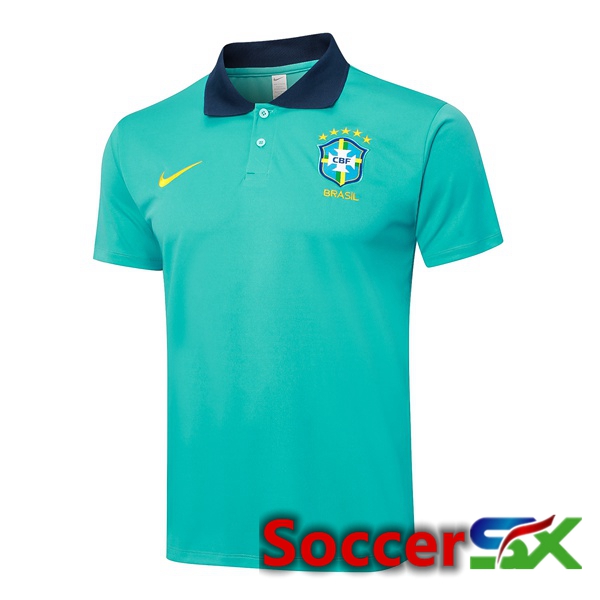 Brazil Soccer Polo Green 2024/2025