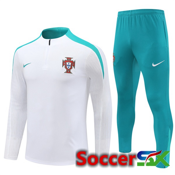 Portugal kit Training Tracksuit White 2024/2025