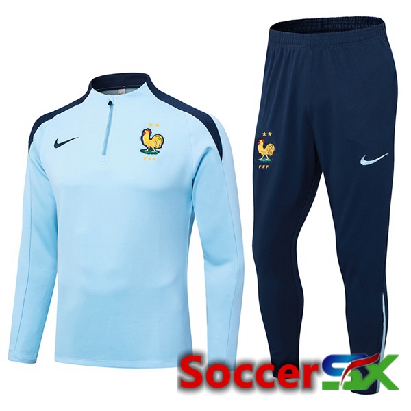 France kit Training Tracksuit Blue 2024/2025