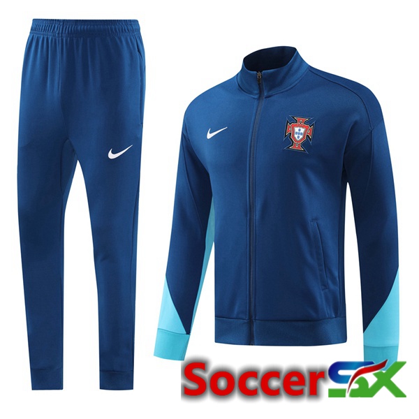 Portugal kit Training Jacket Suit Blue 2024/2025