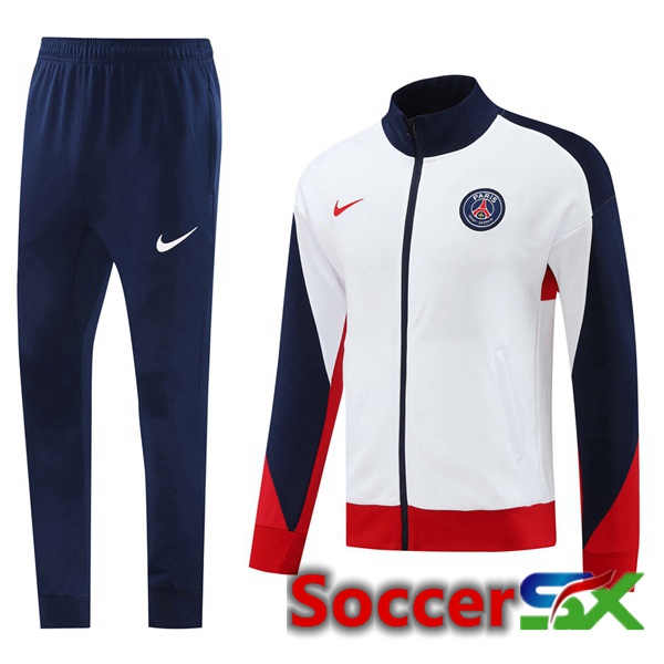 Paris PSG kit Training Jacket Suit White 2024/2025