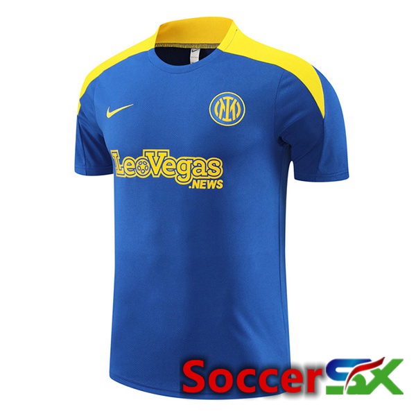 Inter Milan Training T Shirt Blue 2024/2025