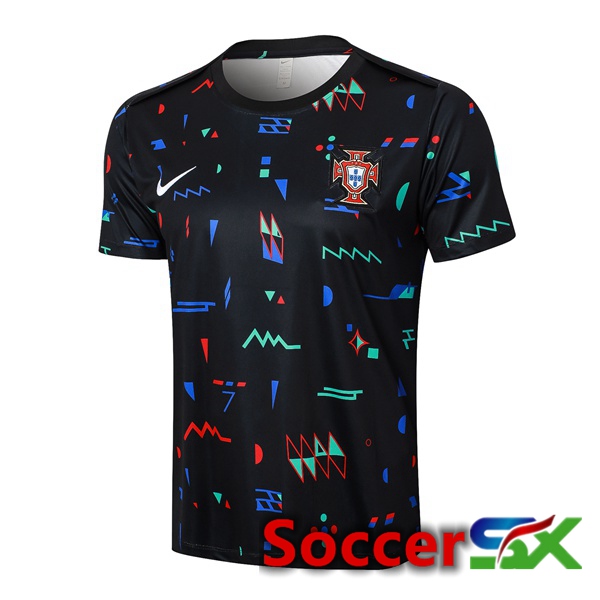 Portugal Training T Shirt Black 2024/2025