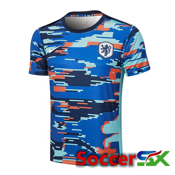 Netherlands Training T Shirt Blue 2024/2025