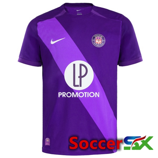 Toulouse Home Soccer Jersey Purple 2024/2025