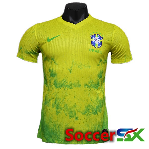 Brazil Soccer Jersey Special Edition Yellow 2024/2025