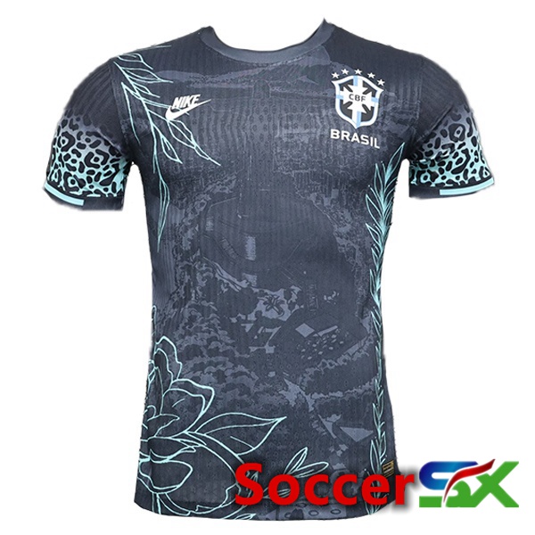 Brazil Soccer Jersey Special Edition Black 2024/2025