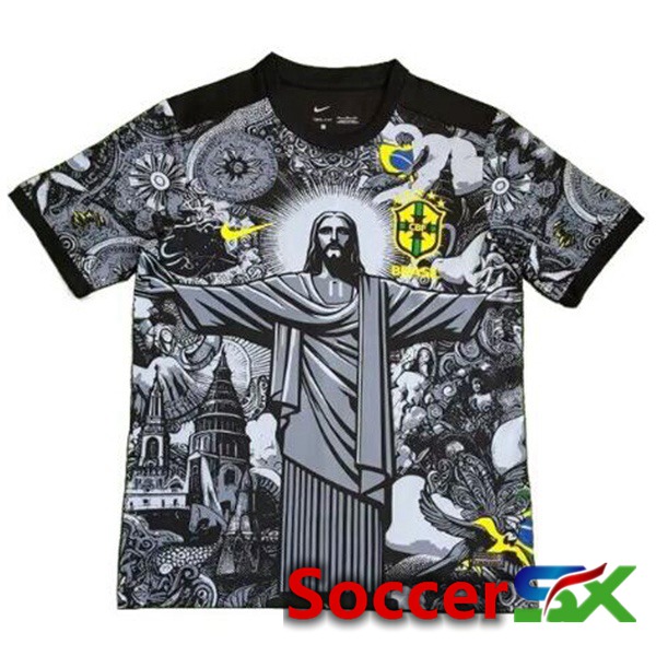 Brazil Soccer Jersey Special Edition Black 2024/2025