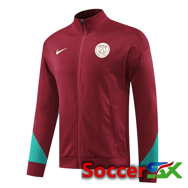 Paris PSG Training Jacket Red 2024/2025