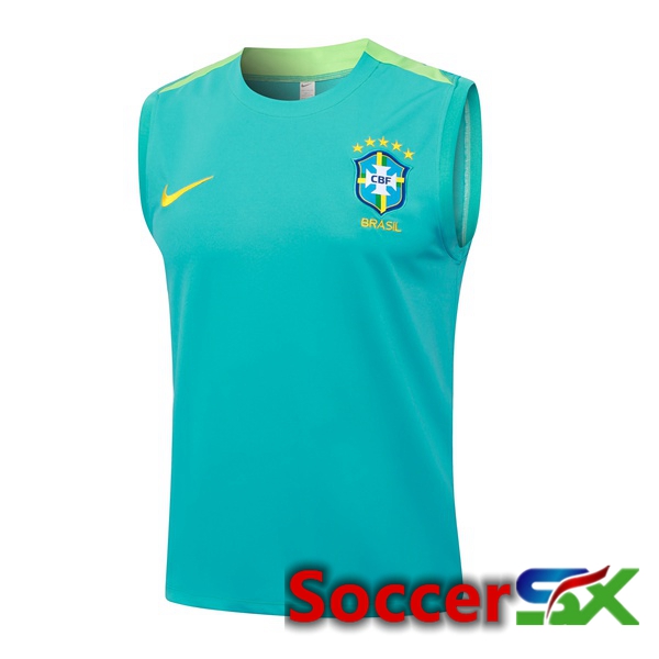 Brazil Soccer Vest Green 2024/2025